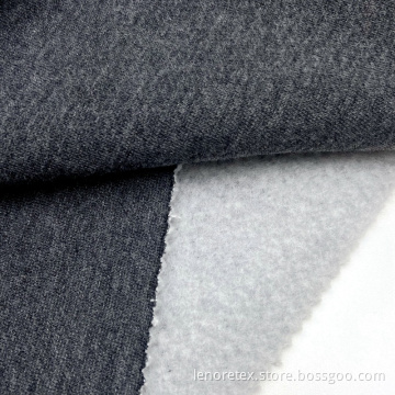 TC Brushed Knit DTY French Terry Fleece Fabric